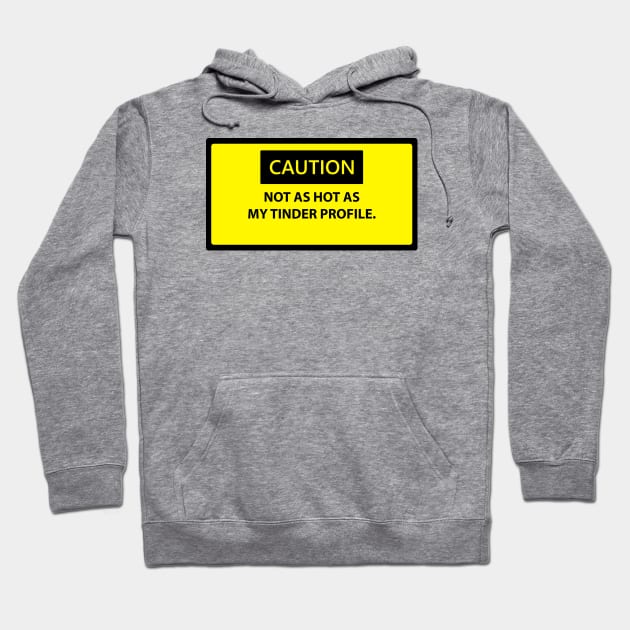 Funny Caution Sign Hoodie by ceebs2912